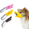Silicone Duck Muzzle for Dogs, Yellow, M