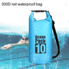 Outdoor Waterproof Single Shoulder Bag Dry Sack PVC Barrel Bag, Capacity: 5L (Orange)