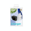 45W PD3.0 + 2 x QC3.0 USB Multi Port Quick Charger, EU Plug(Black)