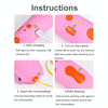 Infrared Sensing Low-temperature 3D Printing Pen Children DIY Graffiti Painting Pen(1000 mAh-Pink)
