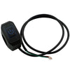 2 PCS Motorcycle Electric Car Modified Accessories Headlight Speaker Over-Car Light Spot Fire Light Multi-Function Self-Locking Switch(Blue Light)