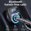 C37 Car QC3.0 20W Fast Charger LED Backlit Atmosphere Light MP3 Player Bluetooth FM Transmitter