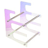 Acrylic Colorful Keyboard Storage Display Stand, Style:Three Layer
