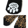 Dog Socks 3XL Brown - Anti-Slip, Breathable Cotton (Paw 6x16cm)