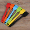 Silicone Brush Baking BBQ Oil Brushes Barbeque Tools for Kitchen Tool(red)