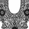 White Lace Embroidery Hollow Fake Collar DIY Clothing Accessories, Size: About 55 x 47cm