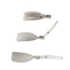 304 Stainless Steel Folding Frying Spatula Outdoor Camping Portable Tableware(Fry Shovel)