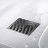 Bathroom Sewer Deodorant Pure Copper Floor Drain, Specification: Chrome+Inner Core