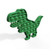 2 PCS Children Mathematical Logic Educational Toys Silicone Pressing Parent-Child Interactive Board Game, Style: Dinosaur