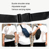 WEIXIER YB9569 Large Capacity Casual Simple Slanting Cross Shoulder Bag Sports Cell Phone Waist Bag(Grey)