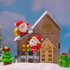 10pcs Christmas Cute Micro Landscape DIY Decorations Snowy Desktop Ornament, Style: No.17 Christmas Hat Snowman