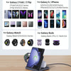 3 In 1 Wireless Charger For Samsung Galaxy Z Fold Mobile Phone Earphones & Smart Watches(Black)
