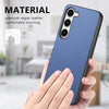 For Samsung Galaxy A13 5G / A04s Twill Fabric Leather Skin Back Phone Case(Blue)