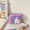 Children Shoulder Messenger Bag Cute Coin Backpack(Purple)
