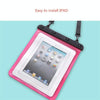 Multipurpose Single Shoulder Outdoor Transparent Waterproof Bag for Mobile Phone Small Objects(Orange)