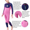 SLINX 1902 Long Sleeve Warm Kids Sun Protection Wetsuit, Size: XL(Twilight)