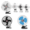 Car Powerful Fixing Clip Cooling High Wind Power Electric Fan, Specification: 10 inch Metal 24V