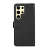 For Samsung Galaxy S23 Ultra 5G ABEEL Delicate Texture Splicing RFID Leather Phone Case(Black)