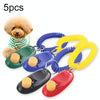 5x Dog Training Clickers with Wrist Strap (Random Colour)