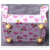 1:12 Doll House Vintage Strawberry Sweetheart Single Mini Sofa Toy(Pink)