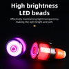 ESLNF Bike Handlebar Light LED Bicycle Turn Signal Cycling Light Waterproof Safety Warning Indicator Lamp, Style: With Tools