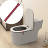 TG01 Silicone Streamer Toilet Seat Cover Lifter(Wine Red)