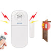 130dB Wireless Door Alarm with Remote, LED Light - 7 Modes