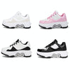 DF08 Dual-Purpose Walking Shoes Four-Wheel Shrinkable Brake Roller Skates, Size:42(White)