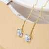 E2210-3 Vermiculite Long Ear Wire Women Simple Earrings