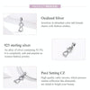 S925 Sterling Silver Pendant Diy Bracelet Accessories Zircon Cat Pendant Jewelry