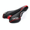 YAFEE YF-1034-3 Soft Mountain Bike Seat Mountain Bike Hollow Breathable Saddle Seat Cushion Bicycle Seat(Black Red)