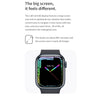Watch 8 Max 1.85 inch Wireless Charging Bluetooth Call NFC Smartwatch(Grey)