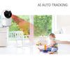 1080p HD Wireless Baby Monitor | 360° View | Night Vision | UK Plug | White
