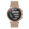 CF85 1.32 inch Steel Watchband Color Screen Smart Watch(Gold)