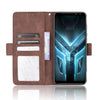 For Asus ROG Phone 3 ZS661KS Wallet Style Skin Feel Calf Pattern Leather Case with Separate Card Slot(Brown)