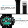 SKMEI 1016 Multifunctional Men Outdoor Sports Noctilucent Waterproof Double Digital Watch (Red + Black)