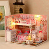Girls DIY Hand-assembled House Model Pretend Play Toy(Dream Chaser Angel)