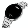 SKMEI 1550 Simple and Stylish LED Touch Screen Men  Watch Waterproof Stainless Steel With Electronic Watch(Silver)
