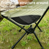 Small Outdoor Camping Leisure Beach Portable Folding Chair (White)