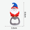 Magnetic Cute Cartoon Stainless Steel Bottle Opener Refrigerator Sticker Decoration, Style: Santa Claus