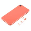 iPhone XR Coral Back Housing Cover w/ Camera Lens & SIM Tray