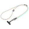 8mm 3 in 1 Anti-lost Strap Phone Crossbody Splicing Lanyard(Green Colorful)