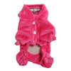 Pink Coral Fleece Dog Coat 2XL - Warm & Cosy