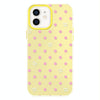 For iPhone 11 Skin Feeling Jelly TPU Hybrid PC Phone Case(Polka Dot Yellow)