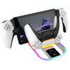For SONY PlayStation Portal iPega Controller & Game Console Charger with RGB Light
