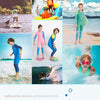DIVE & SAIL LS-18822 Children Diving Suit Outdoor Sunscreen One-piece Swimsuit, Size: M(Boy Blue)