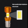 2 PCS CS-1168 DC10-85V/1200LM/10W Motorcycle LED Luminous Headlights, Style:Three Sides