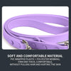 PVC Pet Loop Horsarine Dog Collar, Size: L(Purple)