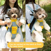 DONO Pet Carrier Backpack, Breathable, Red/White, M, Dogs/Cats