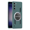 For Samsung Galaxy S23 5G All-inclusive Lens Frameless Graphene Cooling Phone Case(Navy Blue)